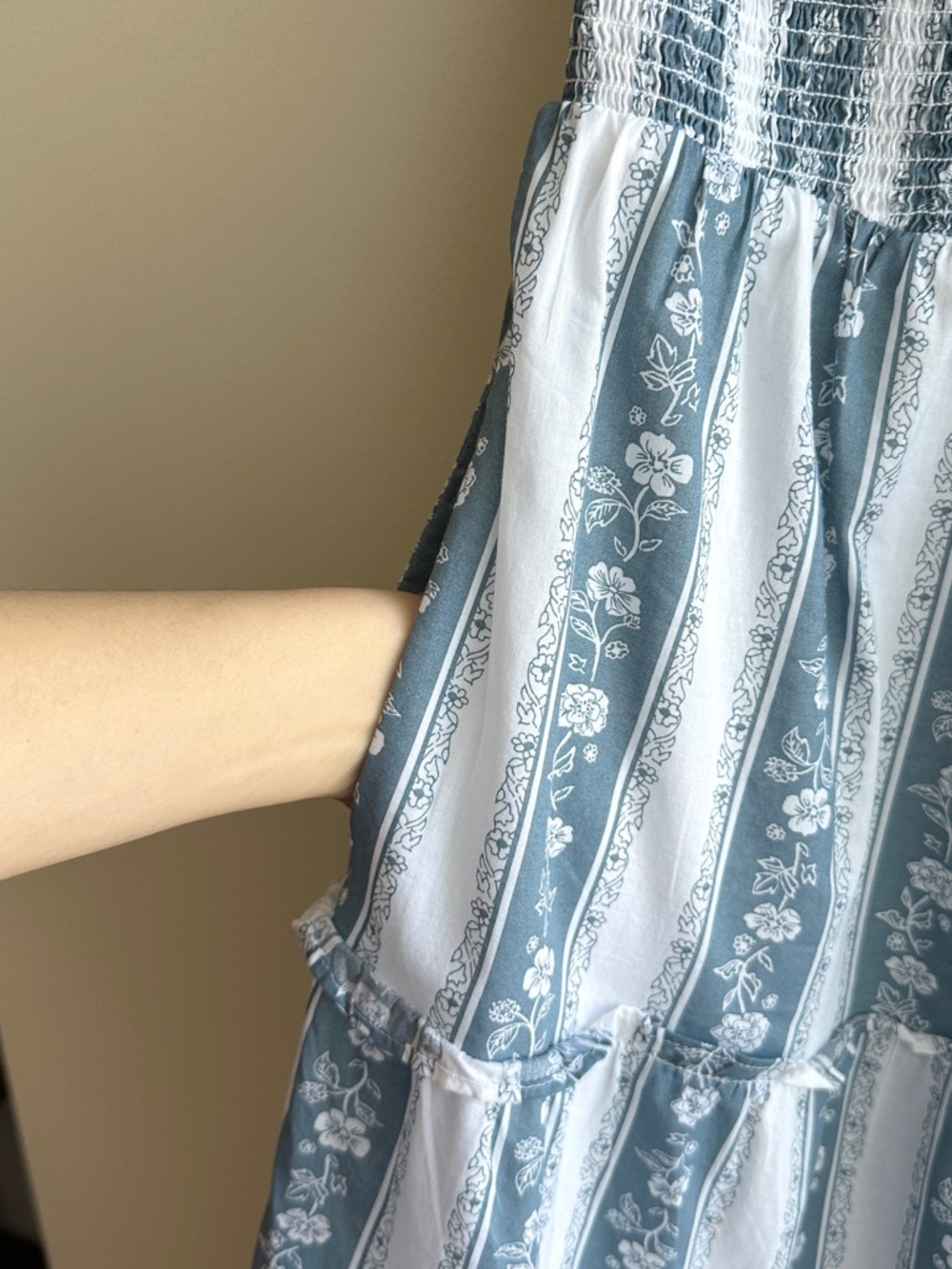 J. Crew Blue and White Striped Midi Dress - Picture 8 of 16
